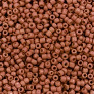 Seed beads 11/0 (2mm) Deep terracotta brown